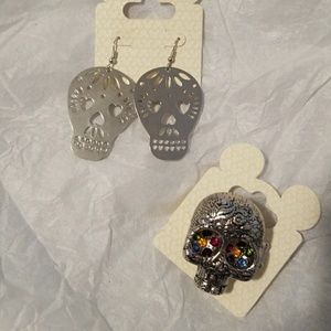 NWT skull jewelry bundle by Disney
